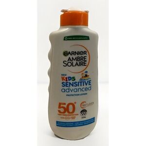 Garnier Ambre Solaire KIDS Sensitive SPF 50 Sunscreen UK 200mL Sunblock Lotion